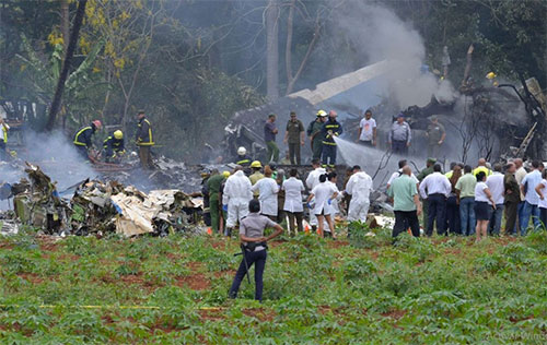 Tres pasajeros sobrevivieron al accidente aéreo en Cuba